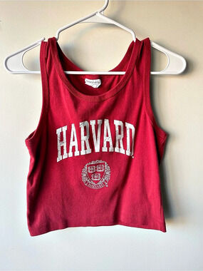 Harvard University Tank Top in Red Size Medium